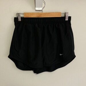 Nike Women's Black Athletic Shorts, Size Large, Running Shorts